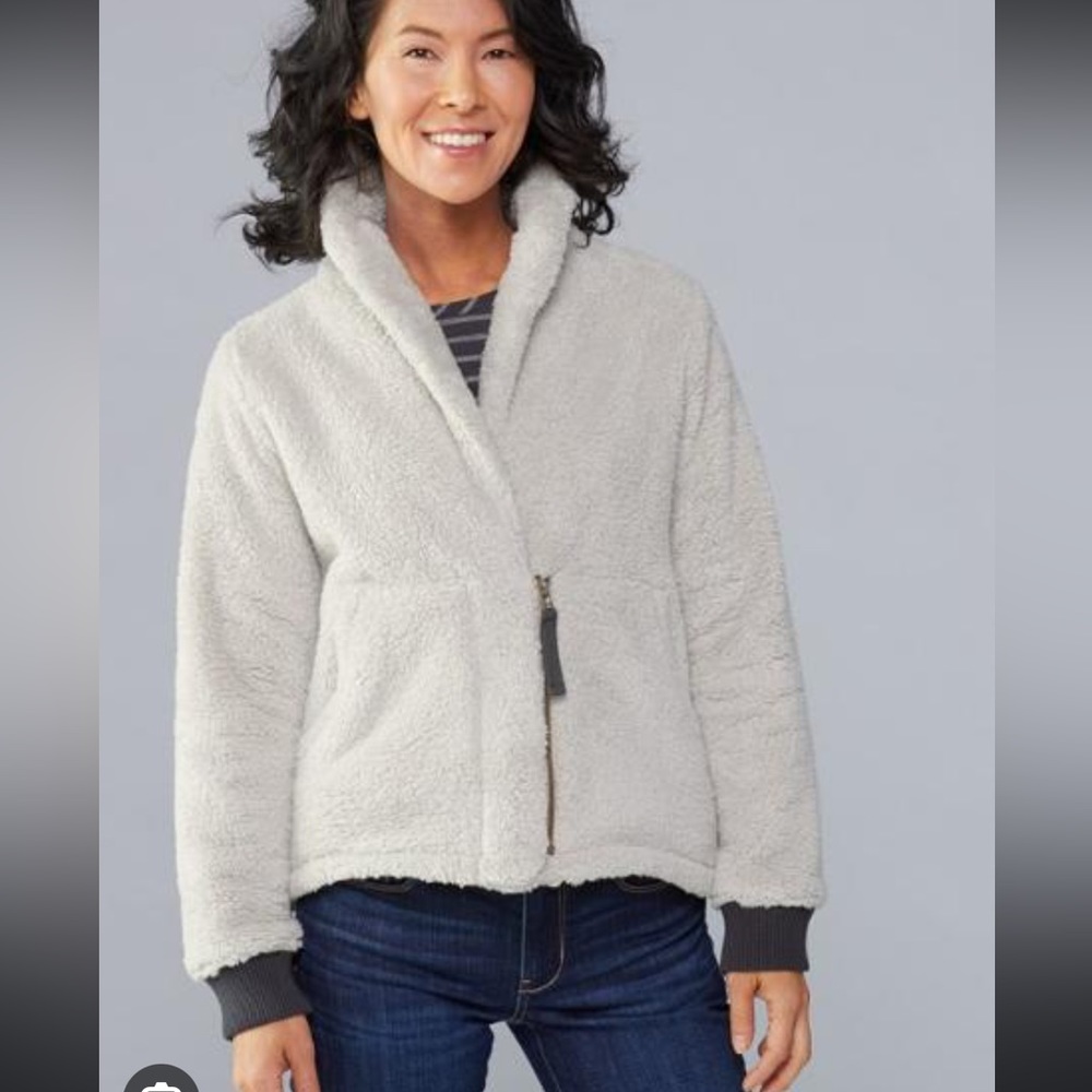 REI Nook Cardigan size XS fleece cozy soft